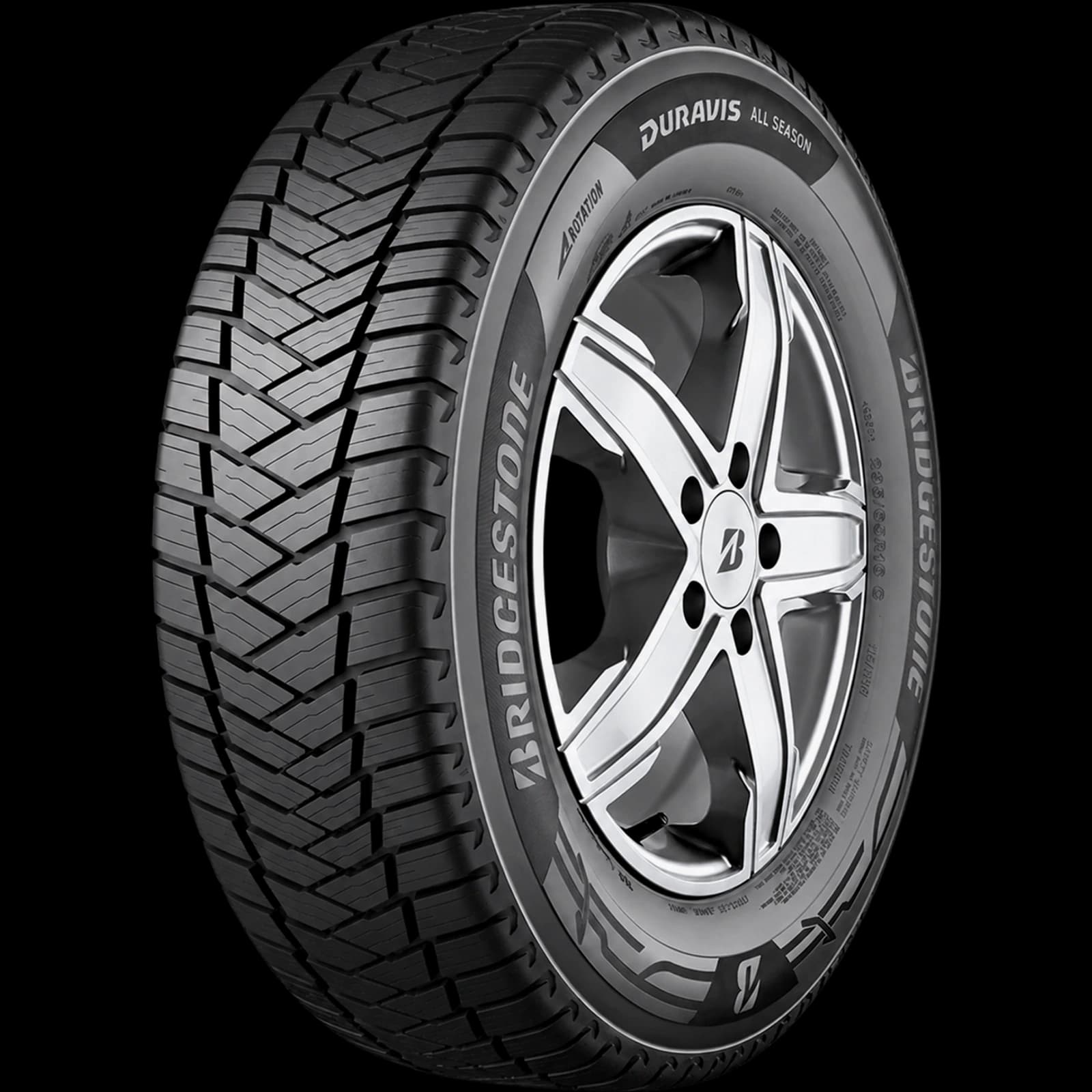 BRIDGESTONE DURAVIS ALL SEASON، مقاس 225/55 R17