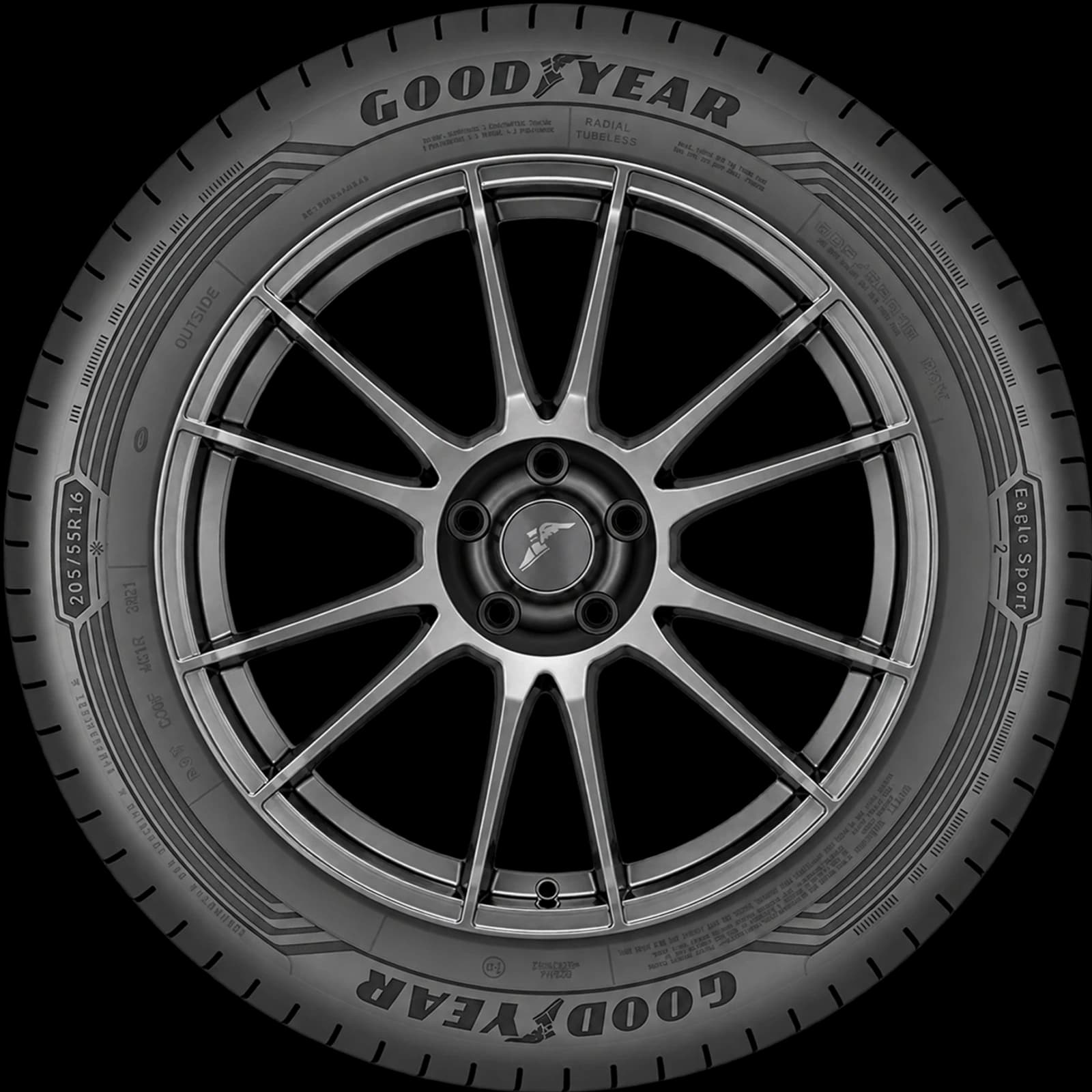 GOODYEAR EAGLE SPORT 2، مقاس 205/60 R16